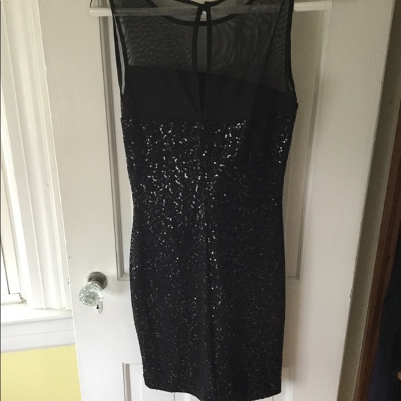 New Year’s Sequin Black Dress - Size 5 - Picture 2 of 3